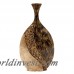 Cole Grey Shell Fluted Neck Urn Vase COGR1061
